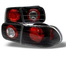 Load image into Gallery viewer, Spyder Honda Civic 92-95 2/4DR Euro Style Tail Lights Black ALT-YD-HC92-24D-BK