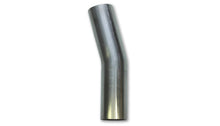 Cargar imagen en el visor de la galería, Vibrant 1in OD T304 SS 15 Deg Mandrel Bend 4in Leg Length (2in Centerline Radius)