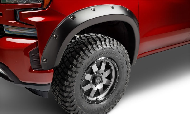 Bushwacker 2019 Chevrolet Silverado 1500 Pocket Style Flares 4pc - Black