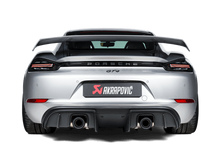 Carica l&#39;immagine nel visualizzatore di Gallery, Akrapovic 2020+ Porsche Cayman GT4/Spyder (718) Slip-On Race Line (Titanium) (Req Tips)