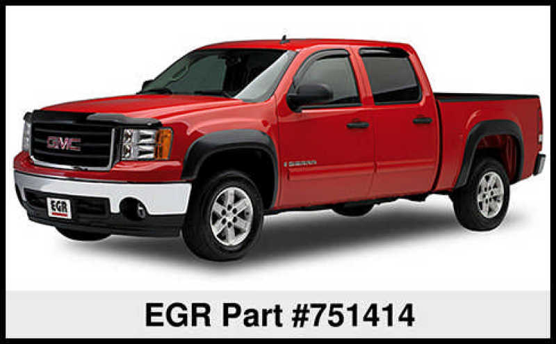 EGR 07-13 GMC Sierra LD 5.8ft Bed Rugged Look Fender Flares - Set