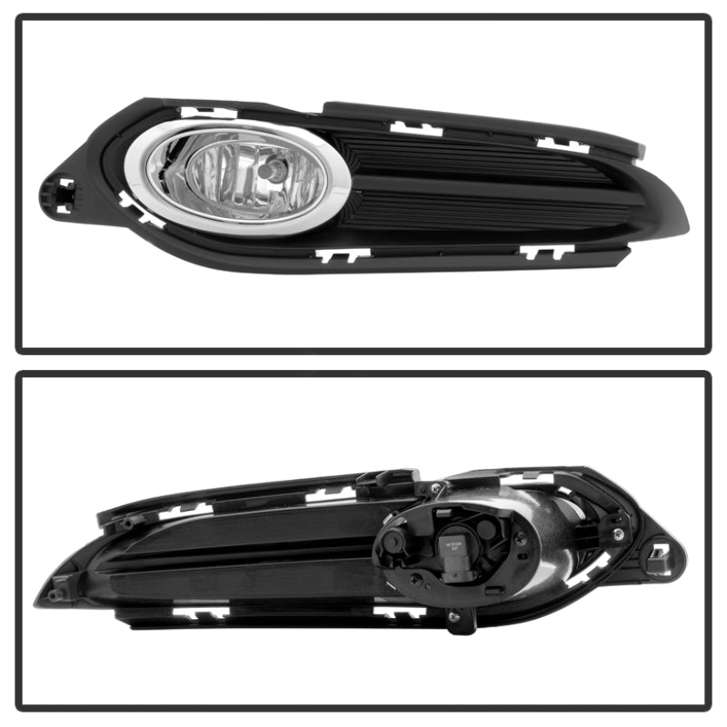 Spyder Honda HR-V Vezel 2015-2016 OEM Fog Lights W/Switch and Cover Clear FL-HHRV15-C