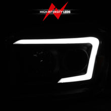 Laden Sie das Bild in den Galerie-Viewer, Anzo 06-09 Dodge RAM 1500/2500/3500 Headlights Black Housing/Clear Lens (w/ Light Bars)