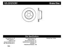 Cargar imagen en el visor de la galería, Centric 08-15 Audi TT Quattro Premium Rear CryoStop Brake Rotor