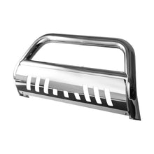 Carica l&#39;immagine nel visualizzatore di Gallery, Xtune Chevy Silverado 07-13 1500Ld 3 Inch Bull Bar T-304 Stainless Steel Polished BBR-CS-A02G0407