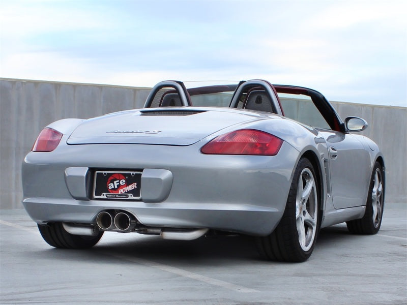 aFe ELITE 05-12 Porsche Boxster S (987.1-987.2) H6 3.4L 304SS Dual Cat-Back w/Dual Polished Tip Exht