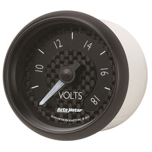 Laden Sie das Bild in den Galerie-Viewer, Autometer GT Series 52mm Full Sweep Electronic 8-18 Volts Voltmeter