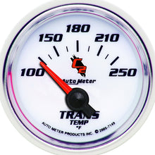 गैलरी व्यूवर में इमेज लोड करें, Autometer C2 52mm 100 - 250 Deg. F Electronic Trans Temp Gauge