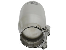 Cargar imagen en el visor de la galería, aFe MACH Force-Xp Universal 304 SS Single-Wall Clamp-On Exhaust Tip - Polished