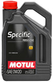 Motul 5L OEM Synthetic Engine Oil ACEA A1/B1 Specific RBS0-2AE 0W20 - Case of 4