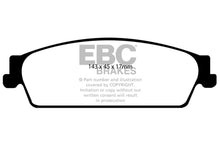 Cargar imagen en el visor de la galería, EBC 09-14 Cadillac Escalade 6.0 Hybrid Ultimax2 Rear Brake Pads