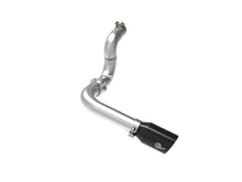 Carica l&#39;immagine nel visualizzatore di Gallery, aFe 20-21 Jeep Wrangler Large Bore-HD 3in 304 Stainless Steel DPF-Back Exhaust System - Black Tip