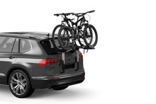 गैलरी व्यूवर में इमेज लोड करें, Thule OutWay Platform-Style Trunk Mount Bike Rack w/Raised Platform (Up to 2 Bikes) - Silver/Black