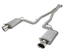 Carica l&#39;immagine nel visualizzatore di Gallery, aFe Mach Force-Xp 3in CB Stainless Steel Dual Exhaust System w/Polished Tips 09-15 Cadillac CTS-V