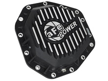 Cargar imagen en el visor de la galería, aFe Power Pro Ser Rear Diff Cover Black w/Mach Fins 2017 Ford Diesel Trucks V8-6.7L(td) Dana M275-14