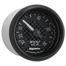 Laden Sie das Bild in den Galerie-Viewer, Autometer GT Series 52mm Mechanical 30 In Hg/30 psi Vacuum/Boost Gauge