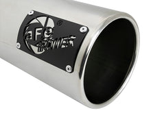 Carica l&#39;immagine nel visualizzatore di Gallery, aFe SATURN 4S 4in SS Intercooled Exhaust Tip - Polished 4in In x 5in Out x 12in L Bolt-On