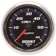 Laden Sie das Bild in den Galerie-Viewer, Autometer Cobalt 52mm 0-60 PSi Boost Gauge