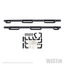 गैलरी व्यूवर में इमेज लोड करें, Westin/HDX 09-18 Dodge/Ram 1500 Crew Cab (5.5ft Bed) Drop Wheel to Wheel Nerf Step Bars - Txt Black