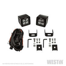 Cargar imagen en el visor de la galería, Westin HyperQ LED Auxiliary Lights 3in x 3in cube 20w Flood - Black