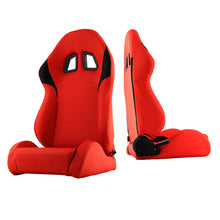 Load image into Gallery viewer, Xtune Xm-Ii Racing Seat Pu (Double Slider) Red/Black Passenger Side RST-XM2-01-RDB-PA