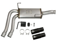 Carica l&#39;immagine nel visualizzatore di Gallery, aFe Rebel Series CB Middle-Side Exit SS Exhaust w/ Black Tips 09-16 GM Silverado/Sierra V6/V8