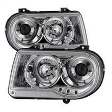 Load image into Gallery viewer, Spyder Chrysler 300C 05-10 Projector Headlights LED Halo LED Chrm (Not Included) PRO-YD-C300C-HL-C