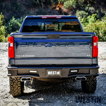 गैलरी व्यूवर में इमेज लोड करें, Westin 19-20 Chevy/GMC Silverado/Sierra 1500 2019-2020 Outlaw Rear Bumper - Textured Black