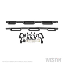 गैलरी व्यूवर में इमेज लोड करें, Westin 14-18 Chevrolet Silverado 1500 DC 6.5ft Bed HDX Drop W2W Nerf Step Bars - Tex. Blk