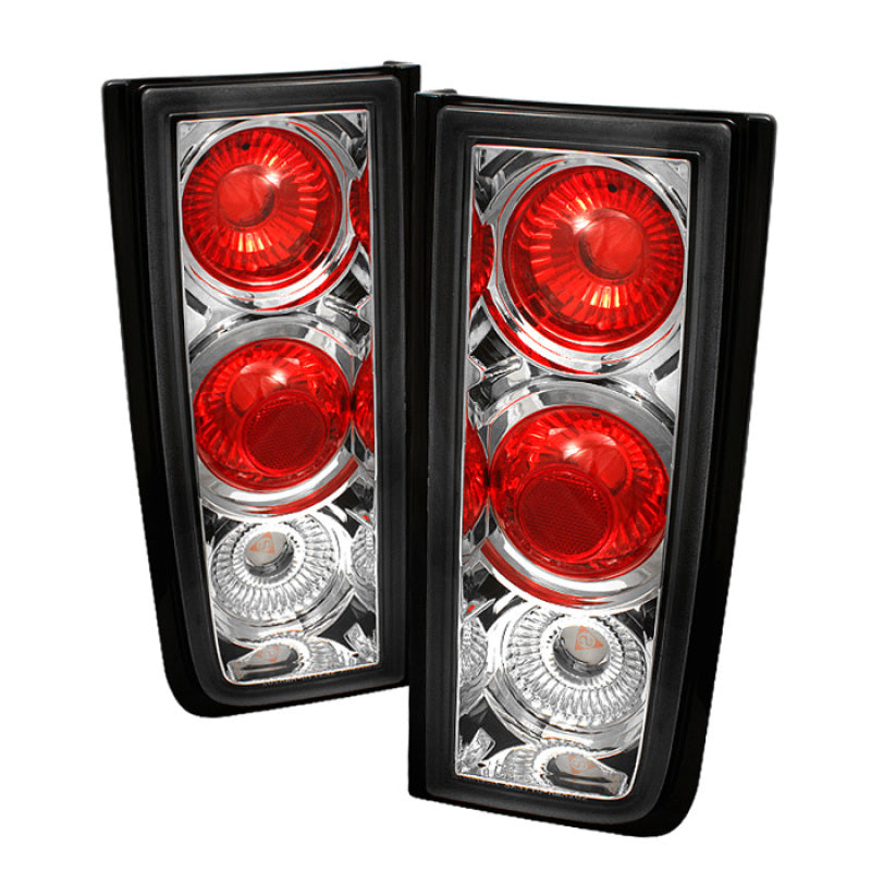 Spyder Hummer H2 01-05 (Non H2T)Euro Style Tail Lights Chrome ALT-YD-HH2-C