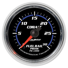 Laden Sie das Bild in den Galerie-Viewer, Autometer Cobalt 52mm 0-30,000 PSI F/S Electronic Diesel Fuel Rail Pressure Gauge (Cummins 6.7L)