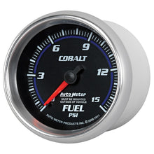 Laden Sie das Bild in den Galerie-Viewer, Autometer Cobalt 2-5/8in  Mechanical Fuel Pressure Gauge 0-15 PSI