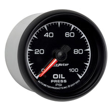 Laden Sie das Bild in den Galerie-Viewer, Autometer ES 52.4mm 0-100 PSI Oil Pressure Gauge