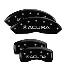 Carica l&#39;immagine nel visualizzatore di Gallery, MGP 4 Caliper Covers Engraved Front &amp; Rear MGP Black finish silver ch