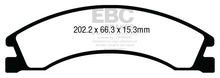 Cargar imagen en el visor de la galería, EBC 08+ Ford Econoline E150 4.6 Greenstuff Rear Brake Pads