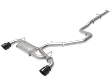 Cargar imagen en el visor de la galería, aFe Takeda Exhaust Cat-Back 19-20 Hyundai Veloster N 304SS Black Dual Tips Exhaust