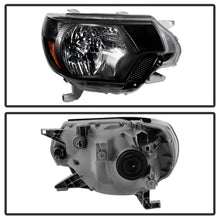 Charger l&#39;image dans la galerie, Xtune Toyota Tacoma 2012-2015 OEM Style Headlights Black HD-JH-TTA12-AM-BK