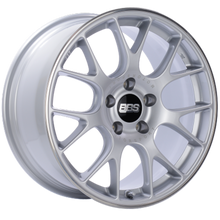 Charger l&#39;image dans la galerie, BBS CH-R 19x8 5x114.3 ET38 Brilliant Silver Polished Rim Protector Wheel -82mm PFS/Clip Required