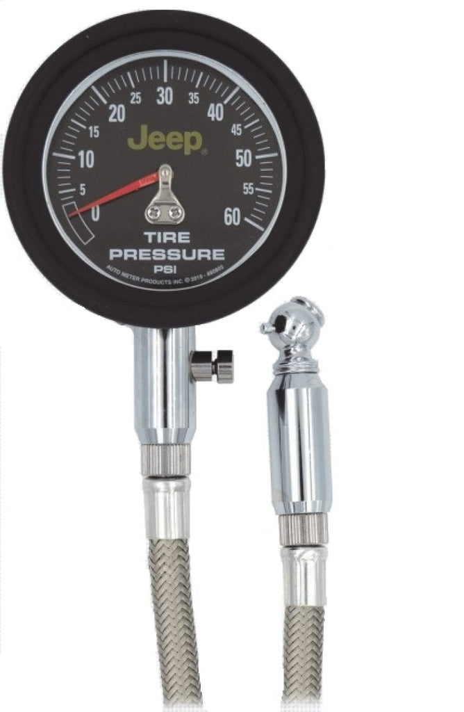 Autometer JEEP 0-60 PSI Analog Tire Pressure Gauge