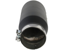 Cargar imagen en el visor de la galería, aFe MACH Force-XP 409 SS Right Side Single Wall Exhaust Tip 5in Inlet x 7in Outlet x 15in L