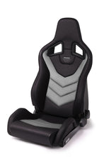 Carica l&#39;immagine nel visualizzatore di Gallery, Recaro Sportster GT Driver Seat - Black Vinyl/Cloud Grey Suede