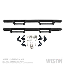 Carica l&#39;immagine nel visualizzatore di Gallery, Westin/HDX Stainless 15-18 Ford F-150 SC/17-18 F-250/F-350 CC Drop Nerf Step Bars - Textured Black