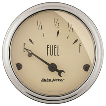 Carica l&#39;immagine nel visualizzatore di Gallery, Autometer 2in 73 E/8-12 F Antique Beige Fuel Level Gauge