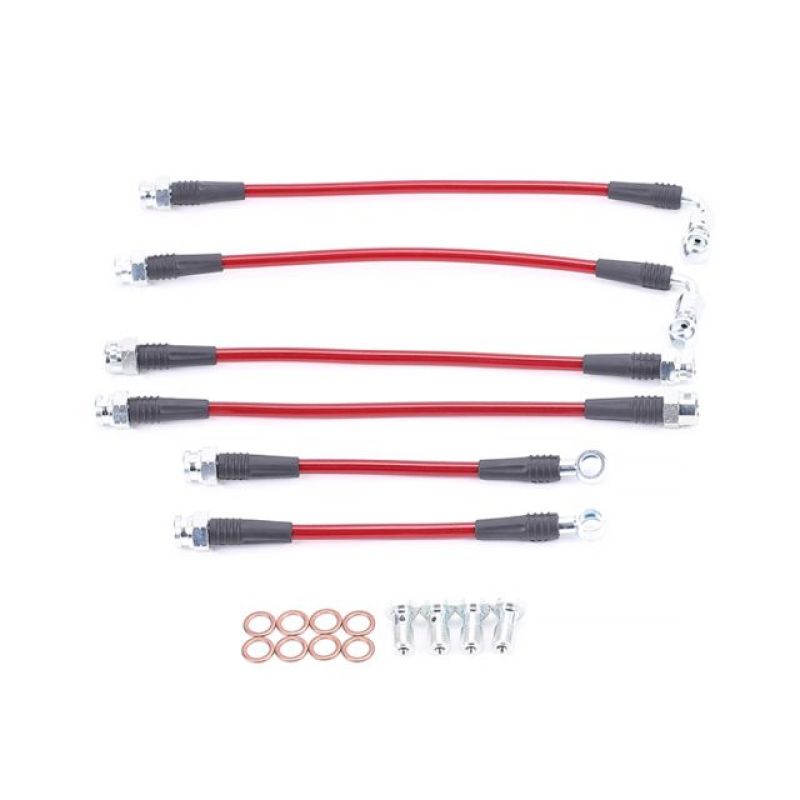 Power Stop 98-02 Chevrolet Camaro Front & Rear SS Braided Brake Hose Kit