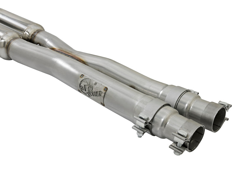 aFe 20-21 Audi RS6 Avant V8 4L (tt) MACH Force-Xp 3in to 2.5in 304 SS Cat-Back Exhaust w/ Black Tip