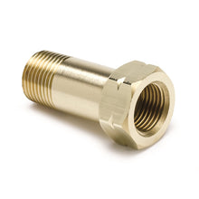 Laden Sie das Bild in den Galerie-Viewer, Autometer Fitting Adapter 3/8in NPT Male Extension Brass for Mechanical Temperature Gauge