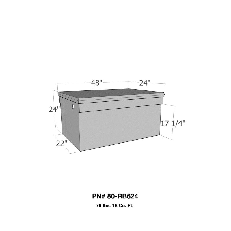 Westin/Brute Maximus 24in Chest - Aluminum