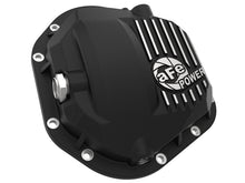 Carica l&#39;immagine nel visualizzatore di Gallery, aFe Pro Series Dana 60 Front Differential Cover Black w/ Machined Fins 17-20 Ford Trucks (Dana 60)