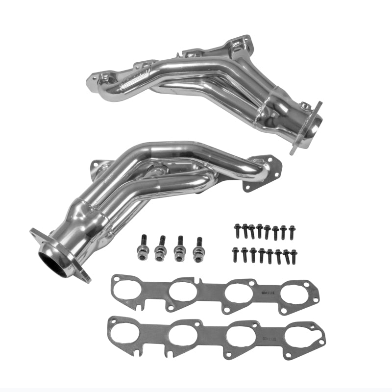 BBK 11-17 Dodge Hemi 6.4L Shorty Tuned Length Exhaust Headers - 1-7/8in Silver Ceramic