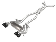 Cargar imagen en el visor de la galería, aFe MACHForce XP Exhausts Cat-Back SS 21 BMW M2 Competition L6-3.0L w/Black Tips